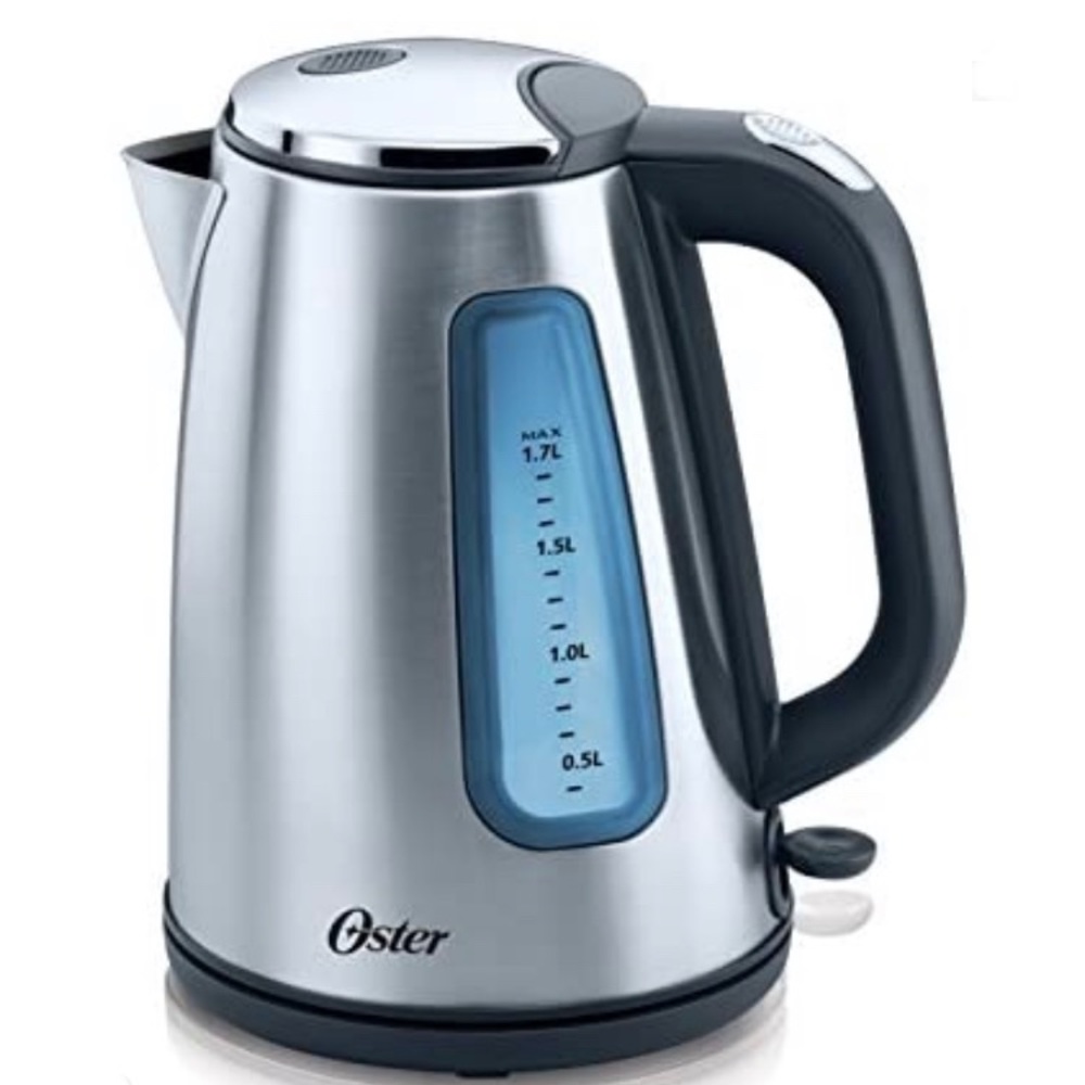 Oster 1.7 L Illuminating Kettle, Stainless Steel (BVSTKT687-033)